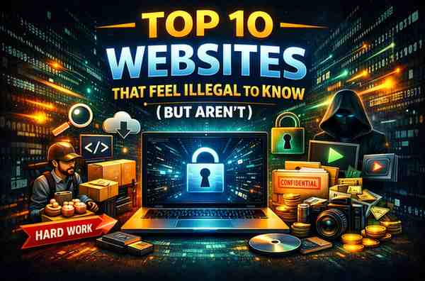 Top 10 Websites That Feel Illegal to Know (But Aren't) | TenSelections